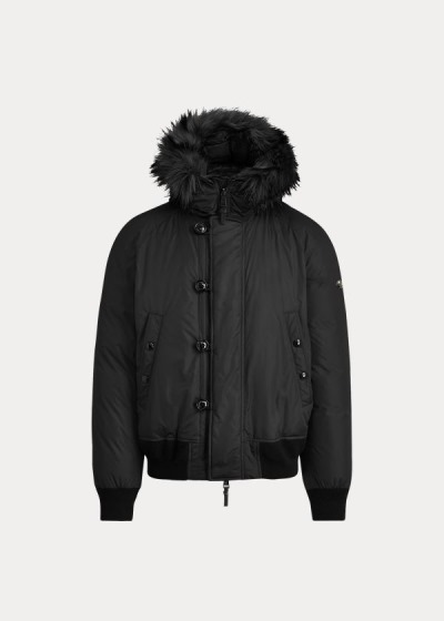 Men's Ralph Lauren RLX Faux Fur-Trim Down Jacket | 847391YZC